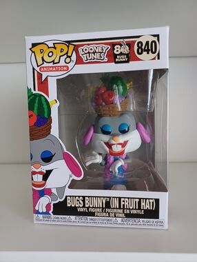 Bugs Bunny In Fruit Hat 840 From Looney Tunes 80 Years Of Bugs Bunny Funko Pop